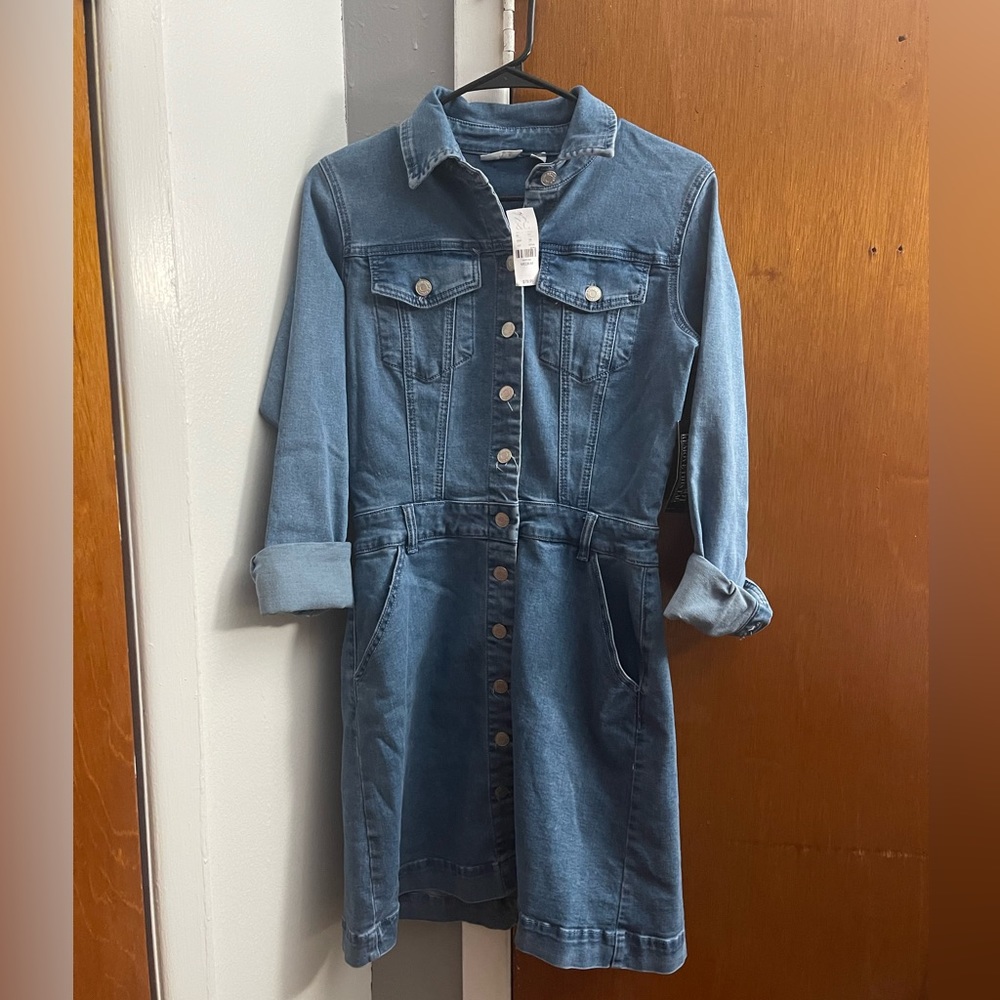 🐯New York & company - women’s Denim pocket dress. 🐯